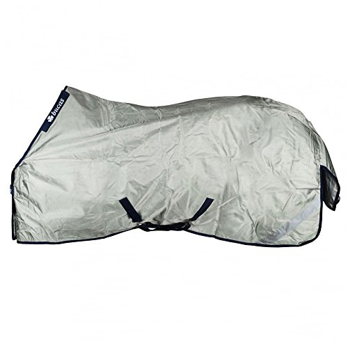 Bucas PowerTurnout Pferdedecke Light, stay-dry, 135 Silber von Kerbl