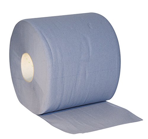 KERBL Papiertuchrolle 3-lagig (extrem saugfähig, ideal zur Euterreinigung, lebensmittelecht, Reinigungstücher für Stall, 500 Blatt / Rolle) 29562 von Kerbl