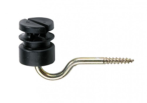 Kerbl 100 Stück Schlitzisolator Polycarbonat 5,3 mm Stütze Weidezaunisolator für Litze und Draht von Kerbl