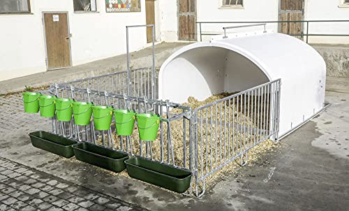 Kerbl 14540 Premium XXL circircalfhouse mit Umzäunung, 340cm x 296cm x 204cm von Kerbl