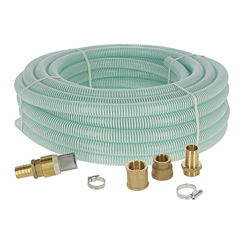 Kerbl 221119 Saugschlauch mit Hart PVC Spirale, 25m Länge von Kerbl