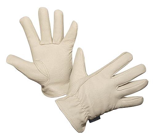 Kerbl 297112 Eco-Rancher Ziegennappaleder Handschuh, Größe 8 von Kerbl