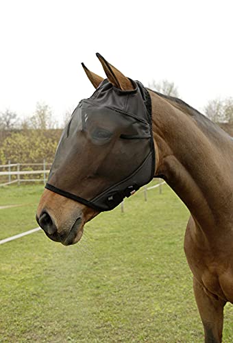 Covalliero Fliegenschutzmaske Cob mit Ohrenaussparung ohne Nasenr. von Covalliero