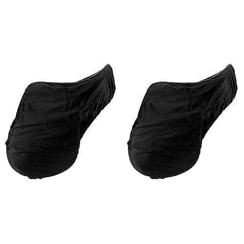 Kerbl 32291 Sattelschonbezug Baumwolle, Schwarz, Warmblut (Packung mit 2) von Covalliero
