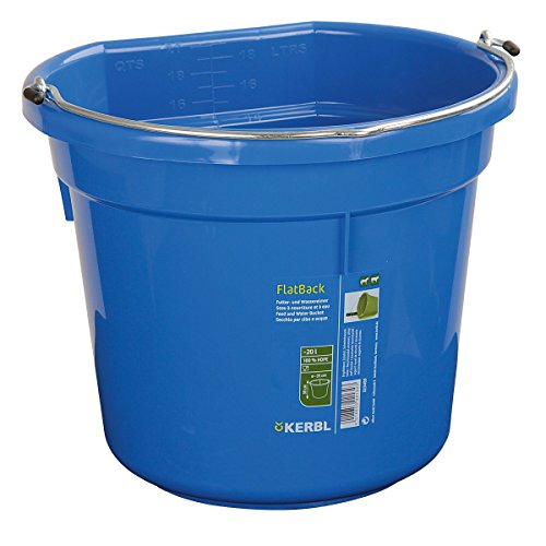 Kerbl FlatBack, blau, ca. 20ltr., Futter-u. Wassereimer von Kerbl