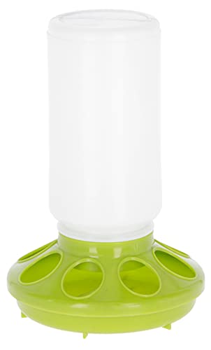 KERBL Geflügel Futterautomat (Futterspender für Wachteln / Küken / Hühner, 23,5 x 16 x 16 cm Futterschale mit 1000 ml) 73137 von Kerbl