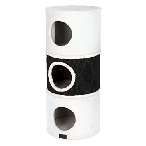 Kerbl Pet Kratztonne Niki 37,5x90cm weiß/anthrazit von Kerbl Pet