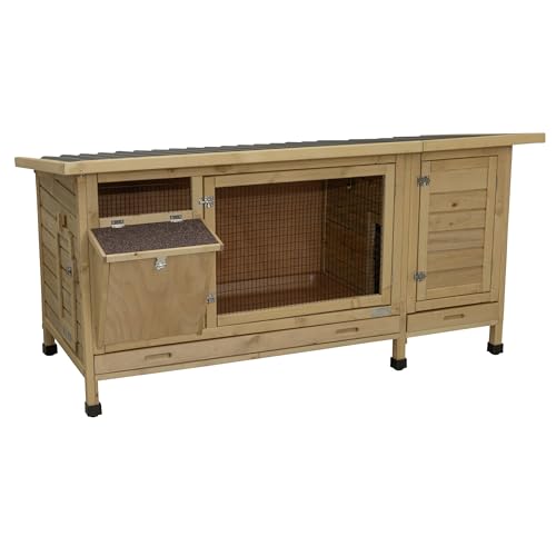 Kerbl 81709 Kaninchenstall Vario mit Heuraufe, XXL,155 x 76 x 80 cm Kerbl 81709 Kaninchenstall Vario mit Heuraufe, XXL,155 x 76 x 80 cm von Kerbl