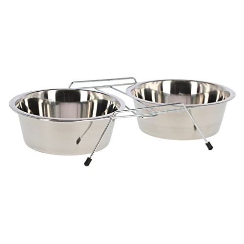 Kerbl Pet Doppelnapfständer incl. 2 x 1800 ml Napf von Kerbl Pet