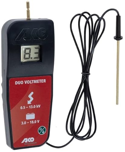 AKO Fencing Digital Voltmeter Mod.2022 inkl. Messung Batteries 9/12V 442328 AKO Fencing Digital Voltmeter Mod.2022 inkl. Messung Batteries 9/12V 442328 von AKO Fencing