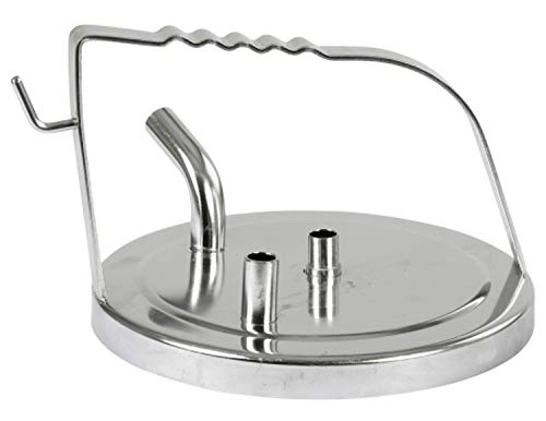 Kerbl Edelstahldeckel f. Melkeimer, 25/30 l, Bügel 117mm, AD16 mm von Kerbl