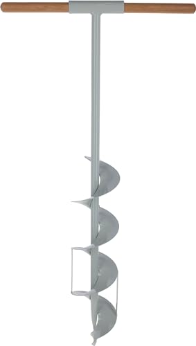 Kerbl Erdbohrer (idealer Helfer zum Zaunanbau, müheloses Vorbohren für die Befestigung der Pfähle, Stahl lackiert, 150 mm) 44486 Kerbl Erdbohrer (idealer Helfer zum Zaunanbau, müheloses Vorbohren für die Befestigung der Pfähle, Stahl lackiert, 150 mm) 44486 von Kerbl