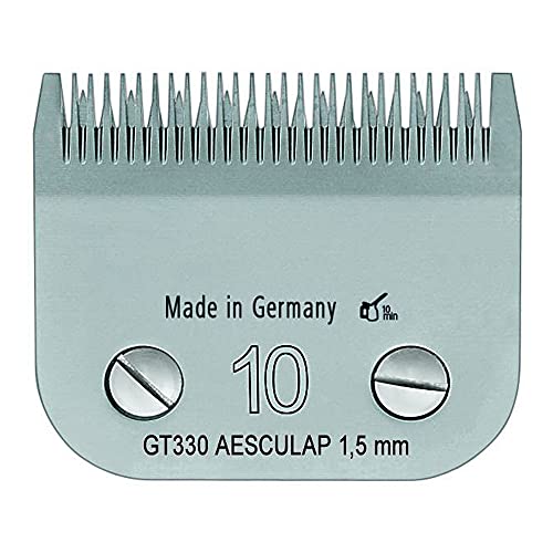 Kerbl GT330 SnapOn Aesculap Scherköpfe, 10 Scherkopf, 1.5mm Schnittlänge, 50 Stück von Kerbl