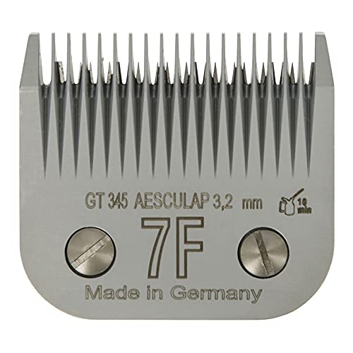 Kerbl GT345 SnapOn Aesculap Scherköpfe, 7F Scherkopf, 3.2mm Schnittlänge, 50 Stück von Kerbl