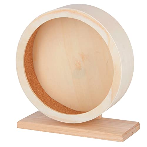 Kerbl Pet Hamsterlaufrad aus Holz/Kork Ø 22cm von Kerbl Pet