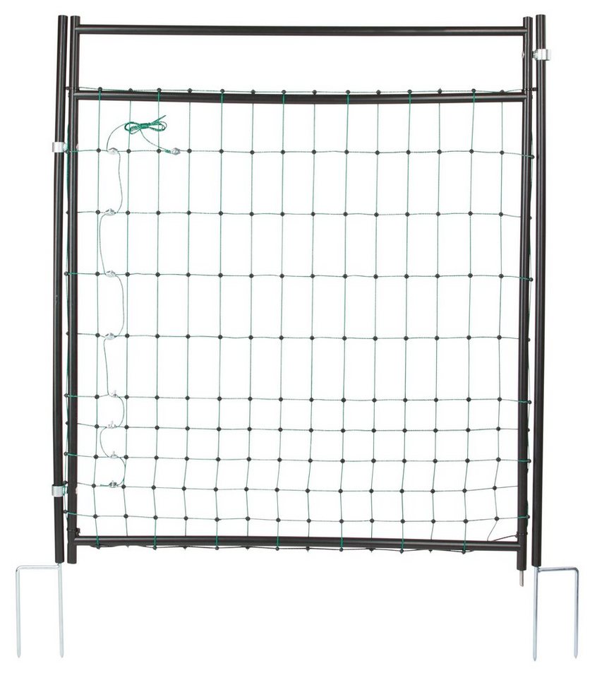 Kerbl Hühnerzaun Kerbl Tür für Elektrozaunnetz für Netze bis 106 cm, Öffnungsbreite 86 von Kerbl