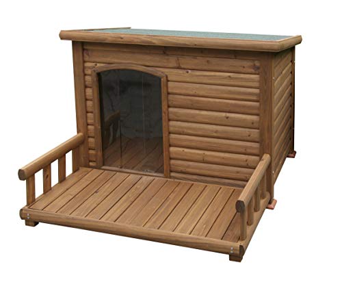 Kerbl Hundehütte mit Terrasse, 113 x 127 x 83 cm von Kerbl Pet