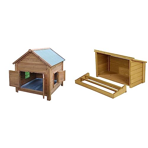 Kerbl Kleintierstall für Hühner oder Kaninchen, Holz mit Schutzfarbe lasiert & Legenest zu Kerbl Kleintierstall für Hühner 82807, 85 x 37 x 48 cm Kerbl Kleintierstall für Hühner oder Kaninchen, Holz mit Schutzfarbe lasiert & Legenest zu Kerbl Kleintierstall für Hühner 82807, 85 x 37 x 48 cm von Kerbl