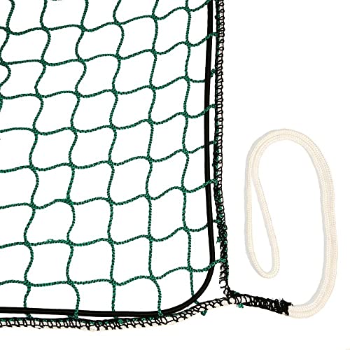 Kerbl Ladungssicherungsnetz SafeNet Abdecknetz 6,5 m x 2,5 m Anhängernetz grün von Kerbl