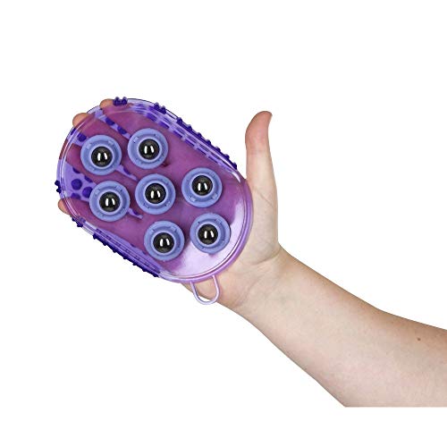 Kerbl Magnet-Massage-Striegel lila von Kerbl
