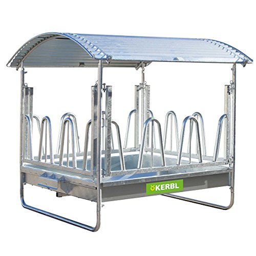 Kerbl Viereckraufe mit Palisaden- freßg. 2x2 Standard komplett Kerbl Viereckraufe mit Palisaden- freßg. 2x2 Standard komplett von Kerbl