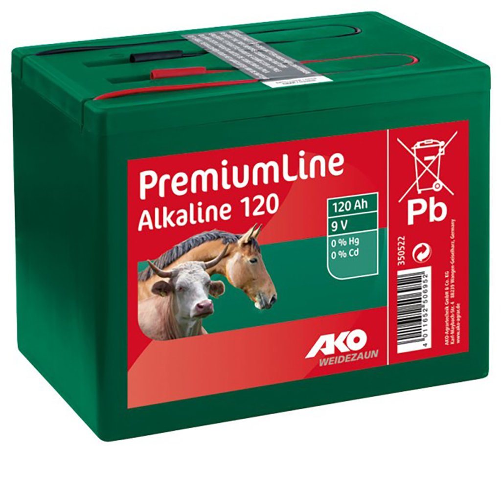 Kerbl Weidenzaun Kerbl AKO Batterie Alkaline 9 V, 120 Ah, 350522 von Kerbl