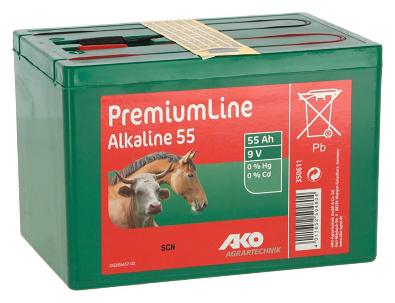 Kerbl Weidenzaun Kerbl AKO Batterie Alkaline 9 V, 55 Ah, 350611 von Kerbl