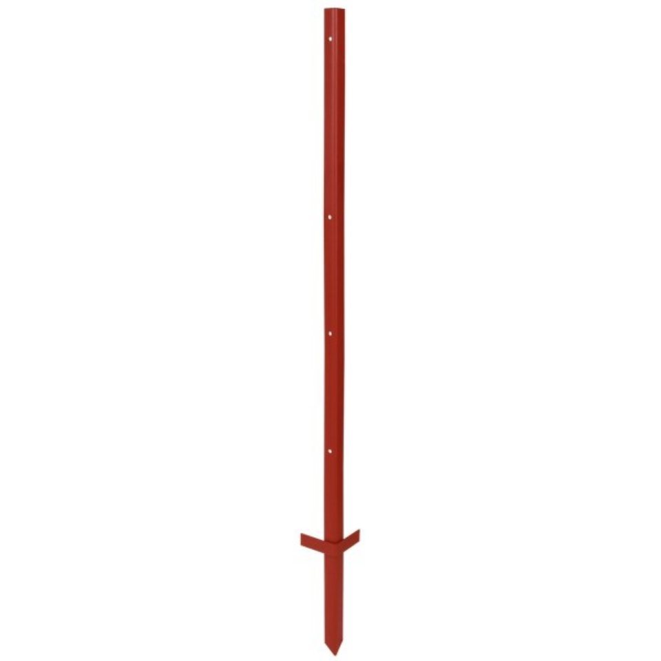 Kerbl Zaunpfosten Winkelstahlpfahl rot 165 cm 3 mm 20 cm (10 Stück) 44453, (1-St) von Kerbl