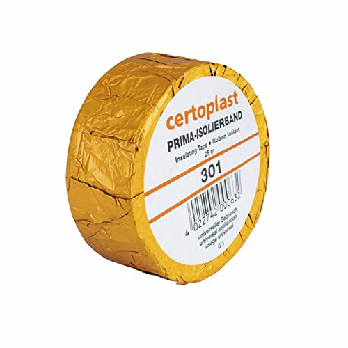 Gewebeband, Schwarz, L=25M Breite=45Mm, Certo 301 von Certoplast