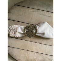 Ananas Serviettenringe Aus Messing | 4Er Set von KereksBoutique