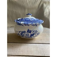 Spode Blue Room Garden Zuckerdose Mit Deckel von KereksBoutique