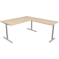 Kerkmann Form 1 Schreibtisch ahorn rechteckig, T-Fuß-Gestell silber 160,0 x 80,0 cm Kerkmann Form 1 Schreibtisch ahorn rechteckig, T-Fuß-Gestell silber 160,0 x 80,0 cm von Kerkmann