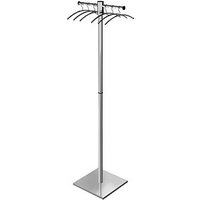 Kerkmann Kleiderständer G 12 E 30690681 silber Metall 2 Haken 51,0 x 168,0 cm von Kerkmann