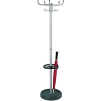 Kerkmann Kleiderständer Larco 30609214 silber Metall 10 Haken 55,0 x 180,0 cm von Kerkmann