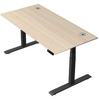 Kerkmann Move 2 Plus elektrisch höhenverstellbarer Schreibtisch ahorn rechteckig, T-Fuß-Gestell anthrazit 160,0 x 80,0 cm Kerkmann Move 2 Plus elektrisch höhenverstellbarer Schreibtisch ahorn rechteckig, T-Fuß-Gestell anthrazit 160,0 x 80,0 cm von Kerkmann
