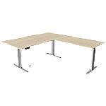 Kerkmann Move 3 L-förmig Elektrisch Höhenverstellbar Sitz-Stehschreibtisch Ahorn Silber 2.000 x 2.200 x 1.200 mm Kerkmann Move 3 L-förmig Elektrisch Höhenverstellbar Sitz-Stehschreibtisch Ahorn Silber 2.000 x 2.200 x 1.200 mm von Kerkmann