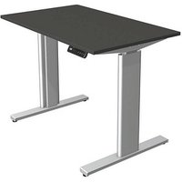 Kerkmann Move 3 tube elektrisch höhenverstellbarer Schreibtisch anthrazit rechteckig, T-Fuß-Gestell silber 100,0 x 60,0 cm Kerkmann Move 3 tube elektrisch höhenverstellbarer Schreibtisch anthrazit rechteckig, T-Fuß-Gestell silber 100,0 x 60,0 cm von Kerkmann
