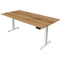 Kerkmann Move 4 elektrisch höhenverstellbarer Schreibtisch eiche rechteckig, T-Fuß-Gestell weiß 200,0 x 100,0 cm Kerkmann Move 4 elektrisch höhenverstellbarer Schreibtisch eiche rechteckig, T-Fuß-Gestell weiß 200,0 x 100,0 cm von Kerkmann