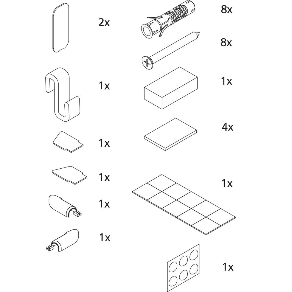 KERMI EBFI002 Set Montagekleinteile 2535282 von Kermi