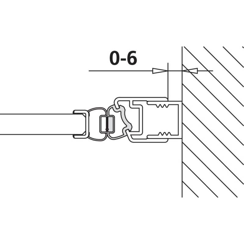 Kermi 1264 1x Magnetleiste Länge: 2000 mm 6027961 von Kermi