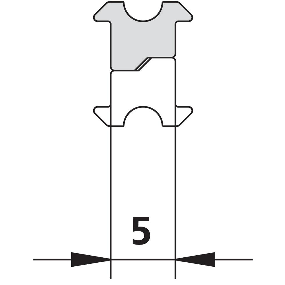 Kermi 9084 1x Magnetleiste Länge: 2000 mm 2209458 von Kermi