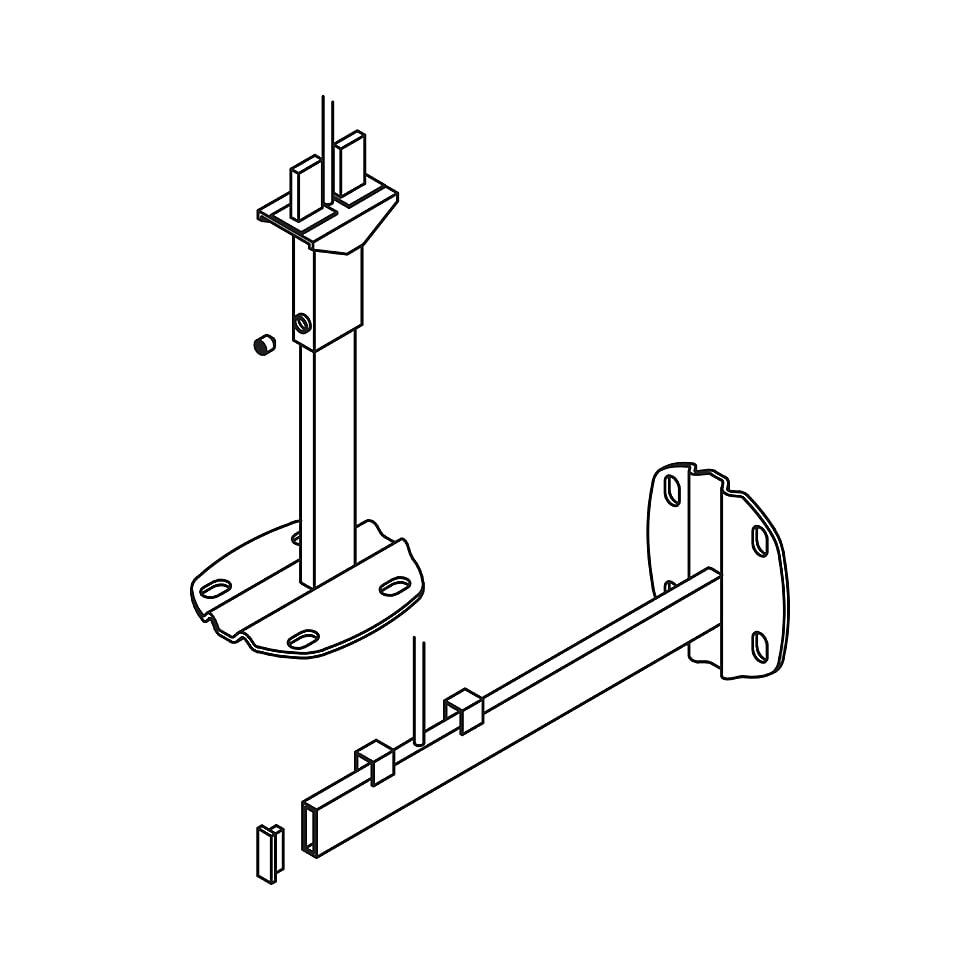 Kermi Abstandhalter Set weiß Durchmesser 24mm ZB01180001 von Kermi