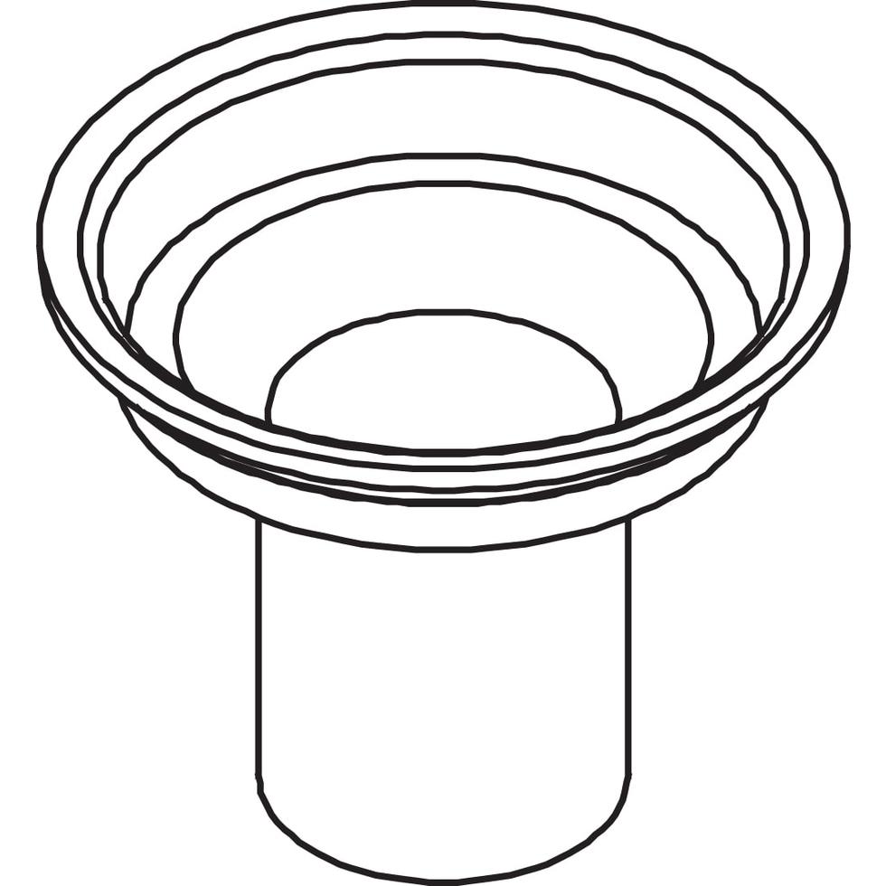 Kermi BA Geruchsverschluss DN50 für Ablauf Point schwarz 6041575 von Kermi