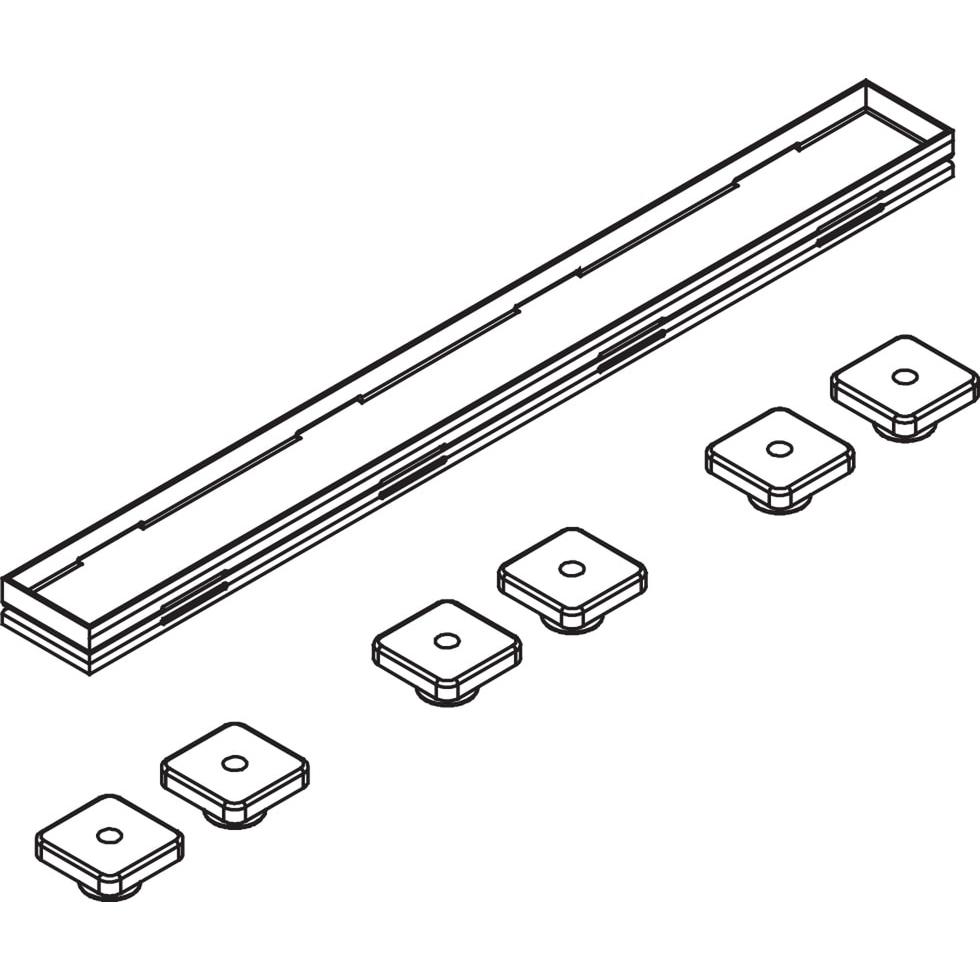 Kermi BC Abdeckung Rinne verfl. 300 x 40 x 18 mm 6033540 von Kermi