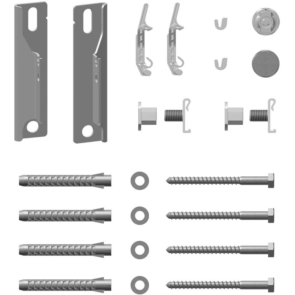 Kermi Befestigungs-Set Pateo Rubeo weiß ZB02930001 von Kermi