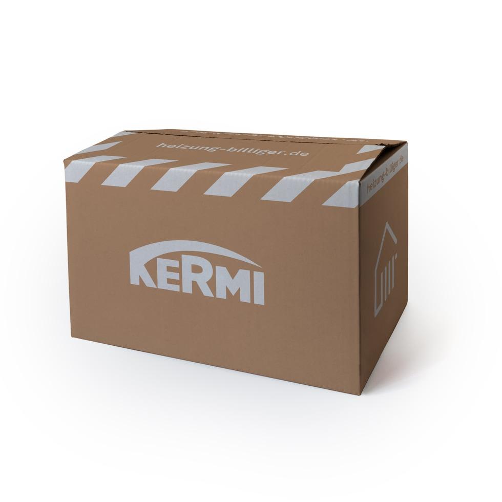 Kermi EBAT028 Set Lager unten Farbe: silber hochglanz 2534020 von Kermi
