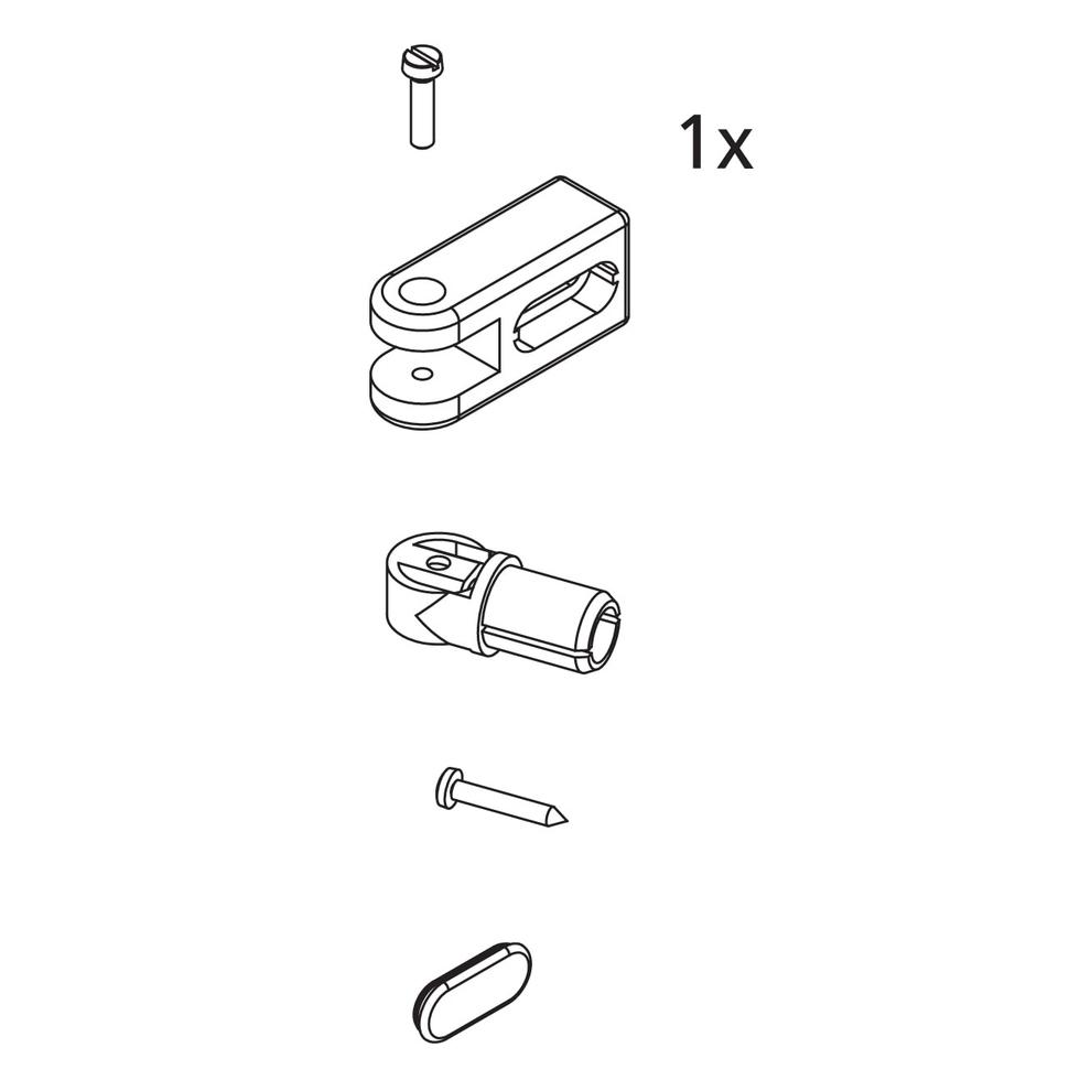 Kermi EBI2033 Set Stabilisierung Wand Farbe: silber 2534233 von Kermi