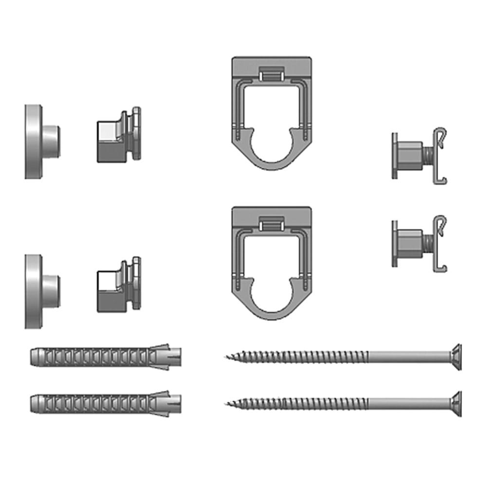 Kermi Fertighausbefestigung 2er Set Wandabstand 30mm Typ 11-33 ZB03920003 von Kermi