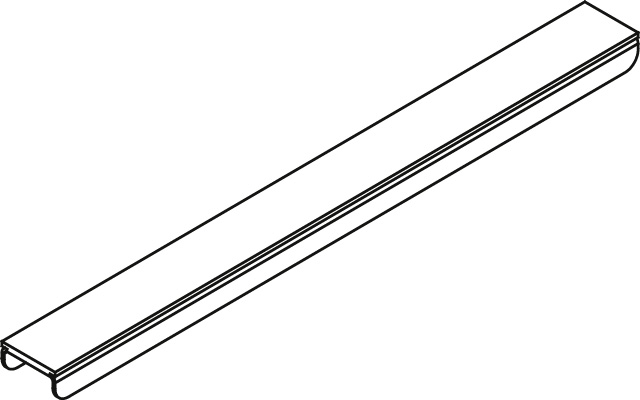 Kermi Rinnenabdeckung Line D2X 080 L 800 x B 40 x H 21 mm von Kermi