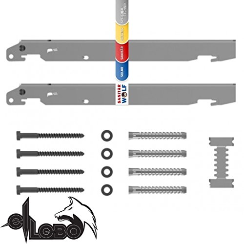 Kermi Schnellmontagekonsolen Set für Typ 11 - 33 Bauhöhe 600 mm ZB02620005 von Kermi